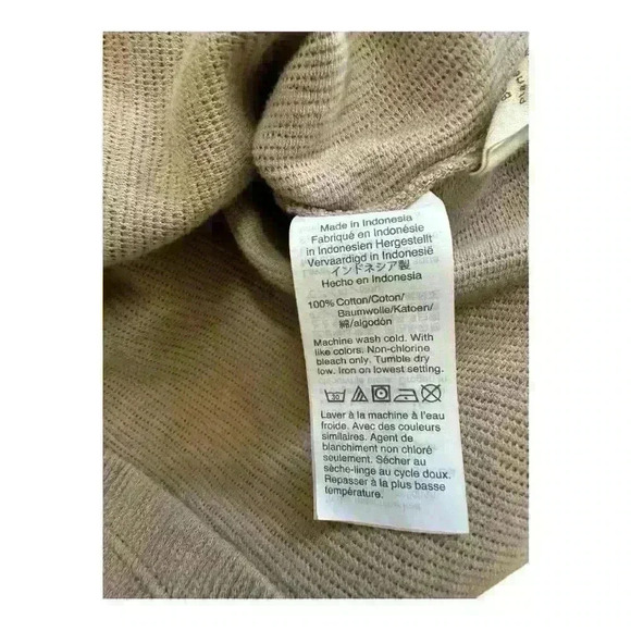 Madewell Ottoman Jacquard Button Back Top Blouse Telluride Stone Size Medium - Picture 3 of 6